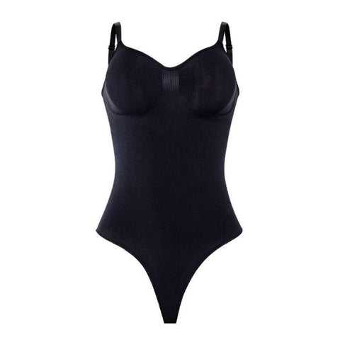HONI Curve Enhancer Thong Shapewear Black