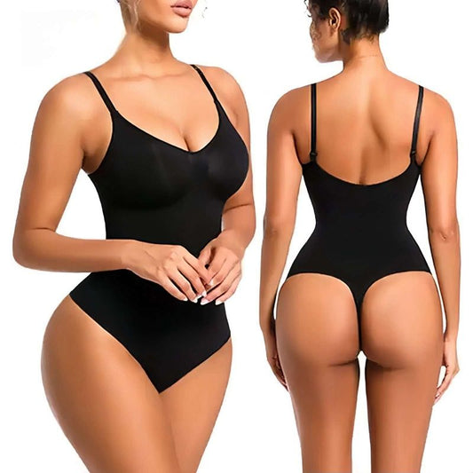 HONI Curve Enhancer Thong Shapewear Black