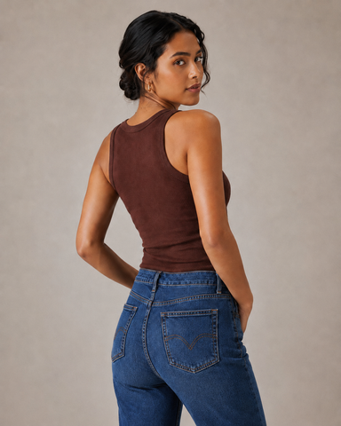 HONI Logo Tank Top Brown