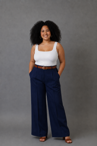 Navy Blue Marabella Pants