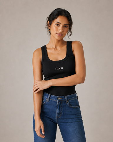 HONI Logo Tank Top Black